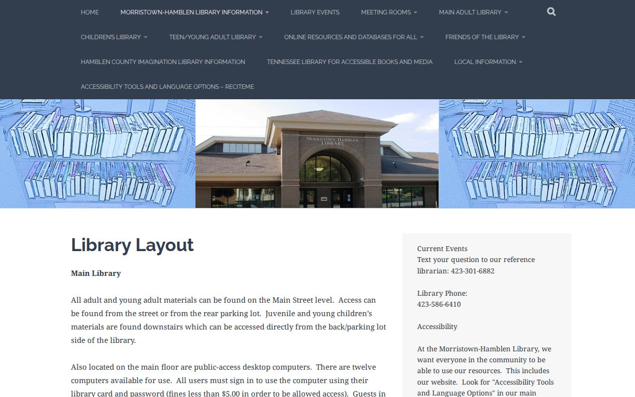 Morristown people directories and genealogy collection routing at the library
